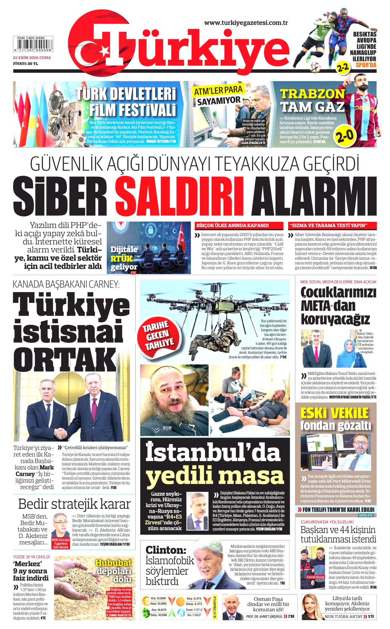 Türkiye Gazetesi Gazetesi gazetesi manşeti